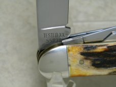 Case Classic 1994 Stag 55039 Bomb Shield 5-Blade Sowbelly Knife