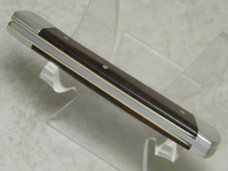 Ka-Bar KA-LOK Stainless 2227 Japan Wood Bolster Lock Locking Blade Knife c.1966-1982