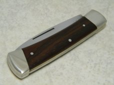 Ka-Bar KA-LOK Stainless 2227 Japan Wood Bolster Lock Locking Blade Knife c.1966-1982