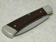 Ka-Bar KA-LOK Stainless 2227 Japan Wood Bolster Lock Locking Blade Knife c.1966-1982