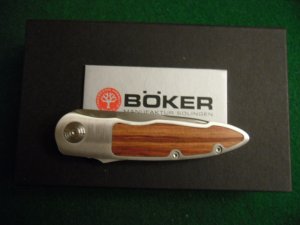 Boker Tree Brand 110621 Merlin Rosewood #297 MINT