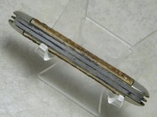 Western Cutlery Co. Germany (Wiebusch & Hilger) Snake Skin Bone 4 Blade Knife c.1876-1914