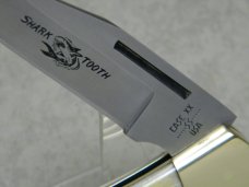 Case XX SS USA 10 Dot (1980) Stag 5197 LSSP Shark Tooth Lockback Knife in Box