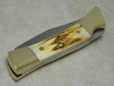Case XX SS USA 10 Dot (1980) Stag 5197 LSSP Shark Tooth Lockback Knife in Box