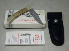 Case XX Stainless USA 8 Dot (1972) Curly Maple 7197 LSSP Shark Tooth Lockback Knife in Box