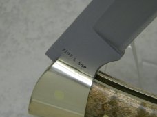 Case XX Stainless USA 8 Dot (1972) Curly Maple 7197 LSSP Shark Tooth Lockback Knife in Box