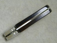 Case XX SS USA 9 Dot (1981) Wood Sidewinder Side Release Lockblade Knife & Pouch in Box