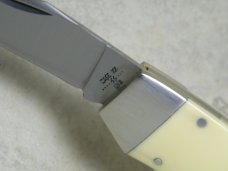 Case XX SS USA 9 Dot (1981) White Texas Lockhorn Double Lockback Knife & Pouch in Box
