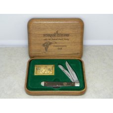 Schrade + USA LTD 1987/88 Federal Duck Stamp Commemorative Slimline Trapper Knife in Box