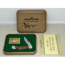 Schrade + USA LTD 1989/90 Federal Duck Stamp Commemorative Lockback Knife in Box