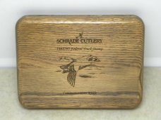 Schrade + USA LTD 1992/93 Federal Duck Stamp Commemorative Linerlock Folding Hunter Knife in Box