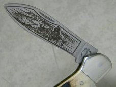 Remington USA Stag Canoe 2001 Wildlife Knife in Box
