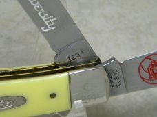 Case XX Bradford PA USA 1991 "Indiana Hoosiers" Yellow 3254 Trapper Knife in Box