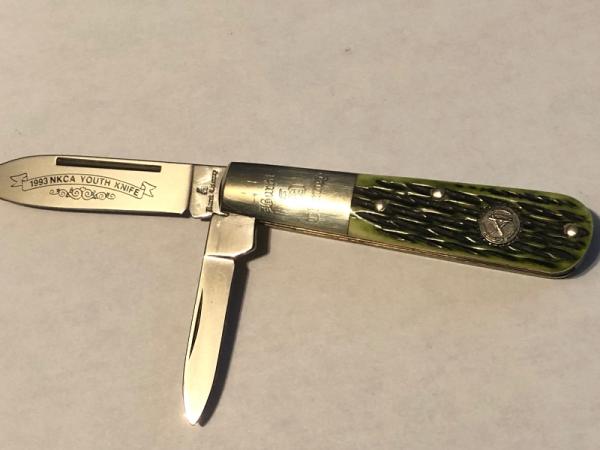 Burnt chimney 1993 NKCA Youth knife