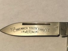 Burnt chimney 1993 NKCA Youth knife