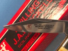 Zwilling  J A Henckels 1 Blade "Hand Forged" Barlow (HK-14-S) with Premium Stag Handles -NOS