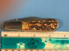 Zwilling  J A Henckels 1 Blade "Hand Forged" Barlow (HK-14-S) with Premium Stag Handles -NOS