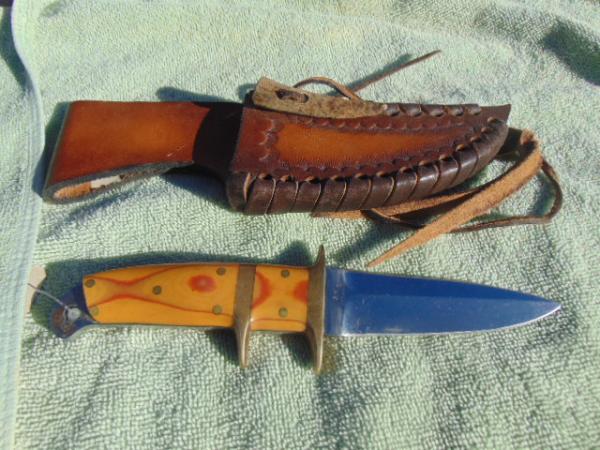 Very Rare Enedino De Leon Custom Hunting, Camping EDC Knife, Sub hilt fighter.Maked SV1 Very Rare Enedino De Leon Custom Hunting, Camping EDC Knife, Sub hilt fighter.Maked SV1