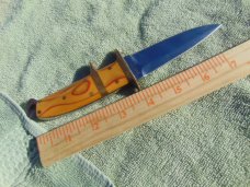 Very Rare Enedino De Leon Custom Hunting, Camping EDC Knife, Sub hilt fighter.Maked SV1 