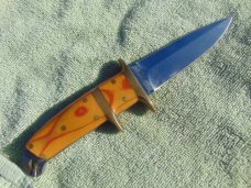 Very Rare Enedino De Leon Custom Hunting, Camping EDC Knife, Sub hilt fighter.Maked SV1 