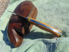 Very Rare Enedino De Leon Custom Hunting, Camping EDC Knife, Sub hilt fighter.Maked SV1 
