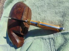 Very Rare Enedino De Leon Custom Hunting, Camping EDC Knife, Sub hilt fighter.Maked SV1 