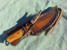 Very Rare Enedino De Leon Custom Hunting, Camping EDC Knife, Sub hilt fighter.Maked SV1 