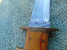 Very Rare Enedino De Leon Custom Hunting, Camping EDC Knife, Sub hilt fighter.Maked SV1 