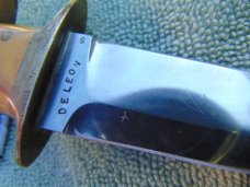 Very Rare Enedino De Leon Custom Hunting, Camping EDC Knife, Sub hilt fighter.Maked SV1 