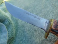 Imperial Pro VRI Diamond Edge 309 9" Fixed Blade Hunter Knife w/Sheath Made inthe USA!!!