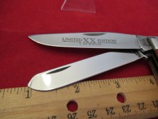Case XX 2000 Limited Edition Smooth Red Bone Trapper Pattern # 6254 SS