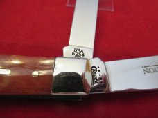 Case XX 2000 Limited Edition Smooth Red Bone Trapper Pattern # 6254 SS