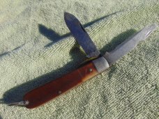 VINTAGE BOKER TREE BRAND 2 BLADE ELECTRICIANS KNIFE #9229 Folding Pocket Knife