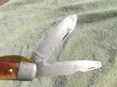 VINTAGE BOKER TREE BRAND 2 BLADE ELECTRICIANS KNIFE #9229 Folding Pocket Knife