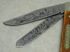 Boker Tree Brand Solingen Germany 1986 Limited Edition "Forty-Niner" Bone Trapper Knife in Box