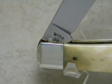 Case XX Bradford PA USA 1990 White Bone W154 SS Giant Panda Endangered 1 Blade Trapper Knife in Box