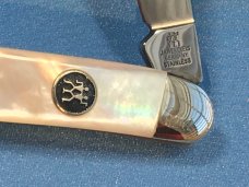 Zwilling J A Henckels Premium 3 Blade Whittler pocket knife with Great Mother of Pearl Handles - NOS