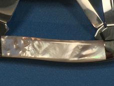 Zwilling J A Henckels Premium 3 Blade Whittler pocket knife with Great Mother of Pearl Handles - NOS