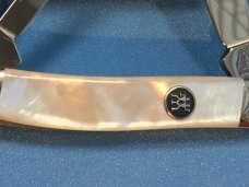 Zwilling J A Henckels Premium 3 Blade Whittler pocket knife with Great Mother of Pearl Handles - NOS