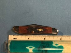 1999 Case xx Pearl Premier Peanut Knife (6220) w/ Chestnut Bone Handles & Abalone Shield -1 of 100