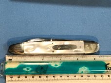 Bulldog Brand James Parker Angelo Saxon Whittler Knife w Imitation Pearl  Handles -Low Prod Run #18