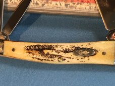 Case xx Whittler w/ Great Antique Bone Stag Handles MDL# 6.5355 SS +Scrolled Bolsters -NOS