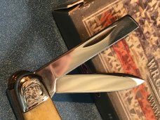 Case xx Whittler w/ Great Antique Bone Stag Handles MDL# 6.5355 SS +Scrolled Bolsters -NOS