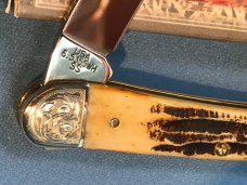 Case xx Whittler w/ Great Antique Bone Stag Handles MDL# 6.5355 SS +Scrolled Bolsters -NOS