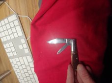 RUSSELL GREEN RIVER KNIFE WORKS BROWN BONE BARLOW -MADE IN GERMANY