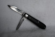 Wyeth Warranted #8 Ebony wood Jack Knife