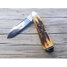 Great Eastern Cutlery GEC Northfield 562118 Sambar Stag Bird Dog Dogleg Knife