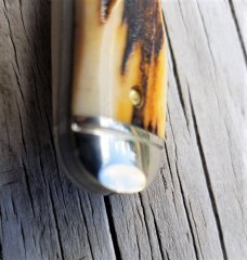 Great Eastern Cutlery GEC Northfield 562118 Sambar Stag Bird Dog Dogleg Knife