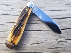 Great Eastern Cutlery GEC Northfield 562118 Sambar Stag Bird Dog Dogleg Knife