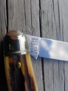 Great Eastern Cutlery GEC Northfield 562118 Sambar Stag Bird Dog Dogleg Knife